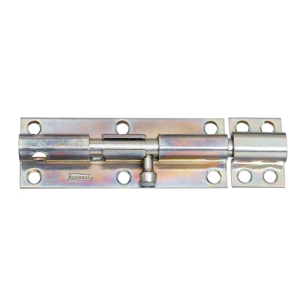 National Hardware National Hardware 6 in. L Zinc-Plated Steel Heavy Duty Barrel Bolt 1 pk N162-388 - main